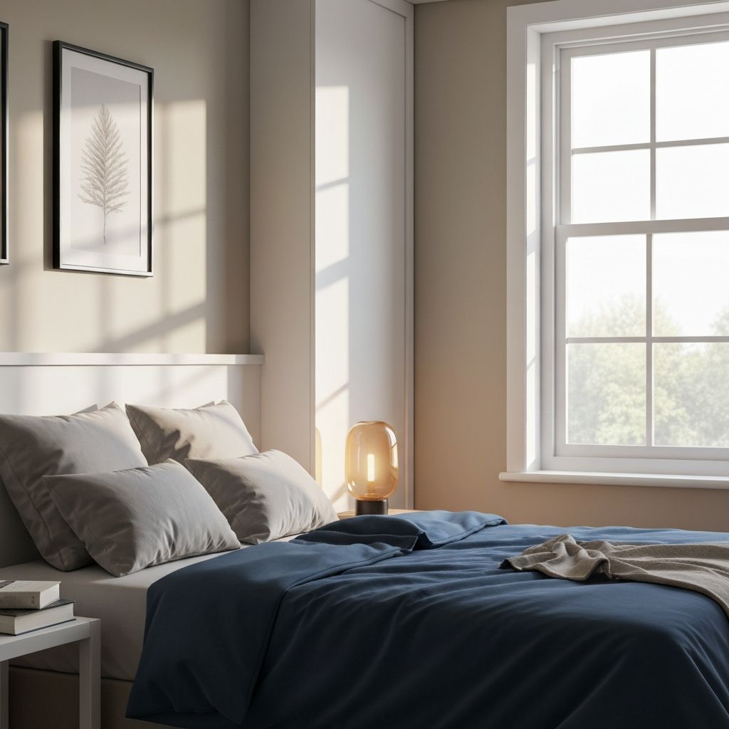 Peaceful bedroom environment for quality sleep